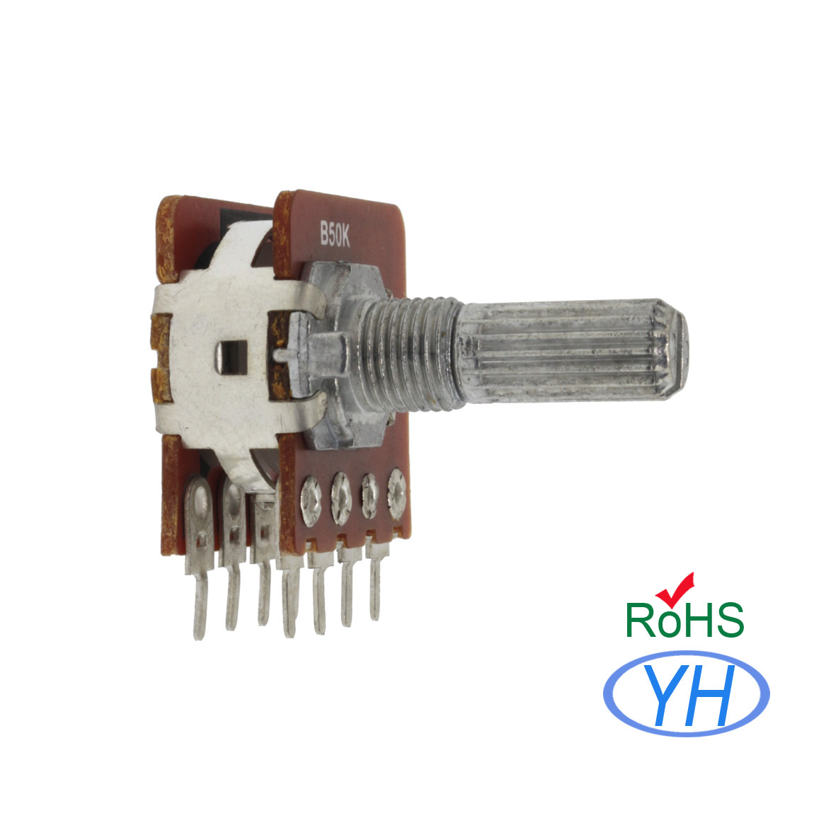16MM Dual Gang Rotary Potentiometer with Tap.