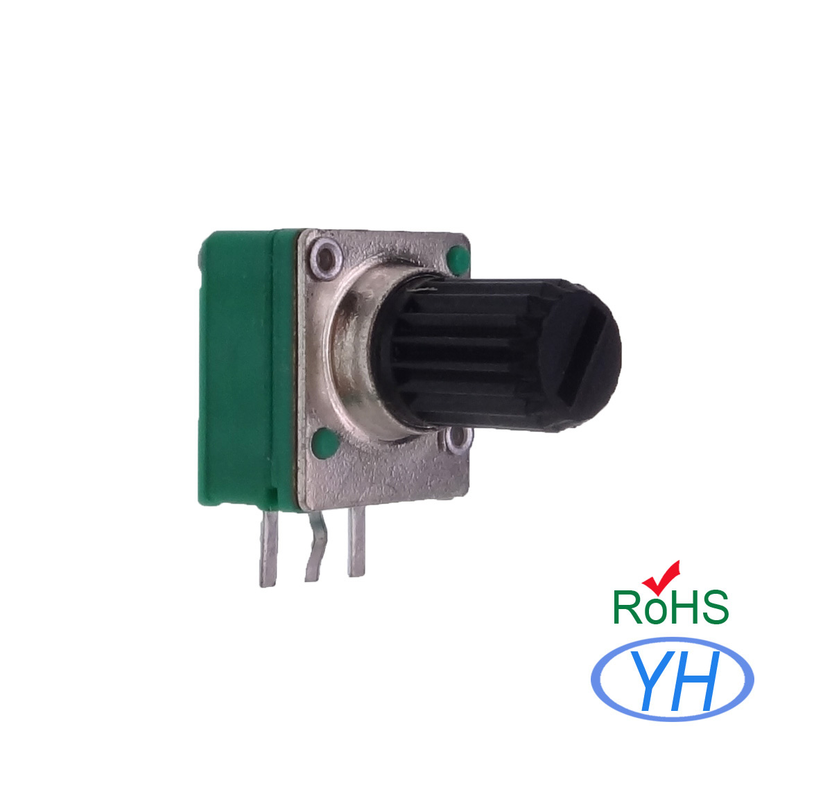 9mm Single Gang Rotary Potentiometer with plastic shaft 10k