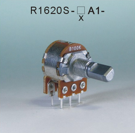 16MM Dual Gang Rotary Potentiometer with switch