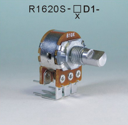 16MM Dual Gang Rotary Potentiometers with switch Multi-coal audio amplifiers