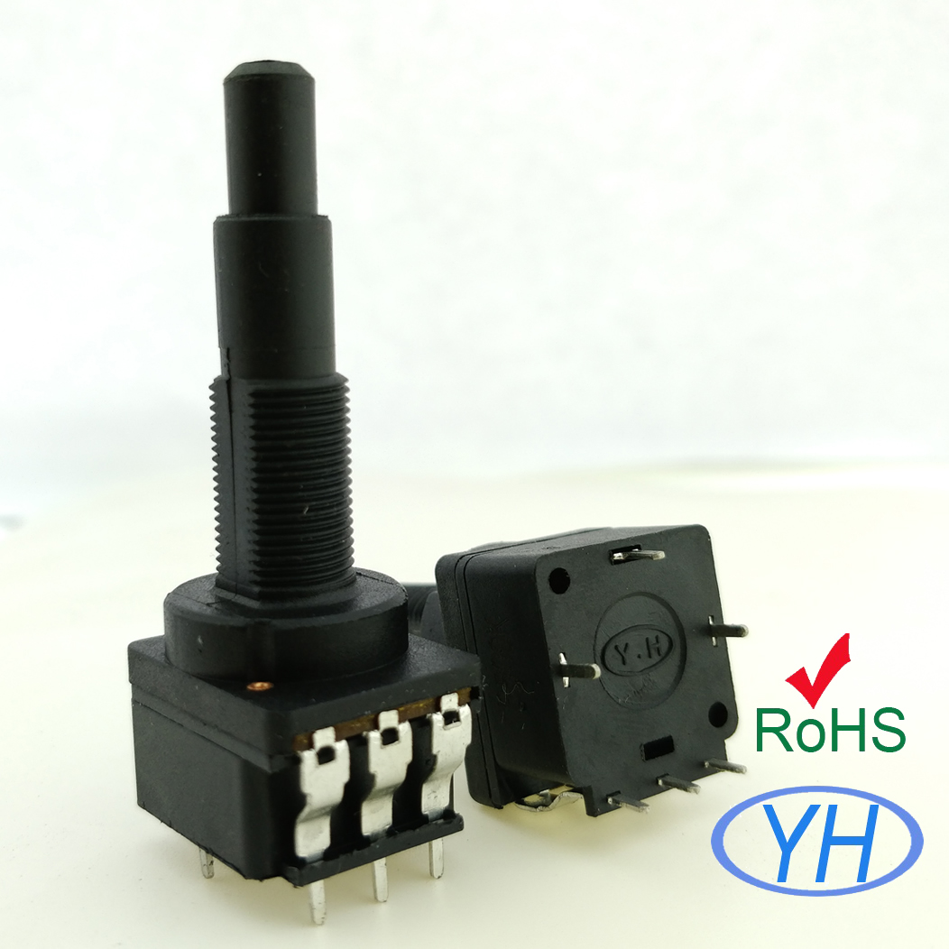 16mm Dimmer Potentiometer with switch and long shaft