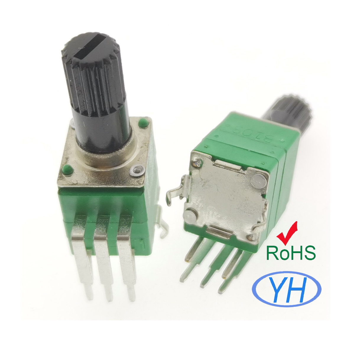 9mm plastic shaft of potentiometer with switch