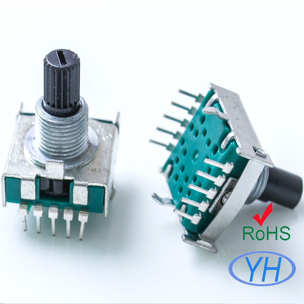 17mm Home Appliance Rotary Switch 10-pin 15/20MM Shaft Position2 3 4 5 6 7 8 position Customized Band Switch 4 step 5 step 6 setp 7 setp 8 step  3 4 5 6 7  8 po