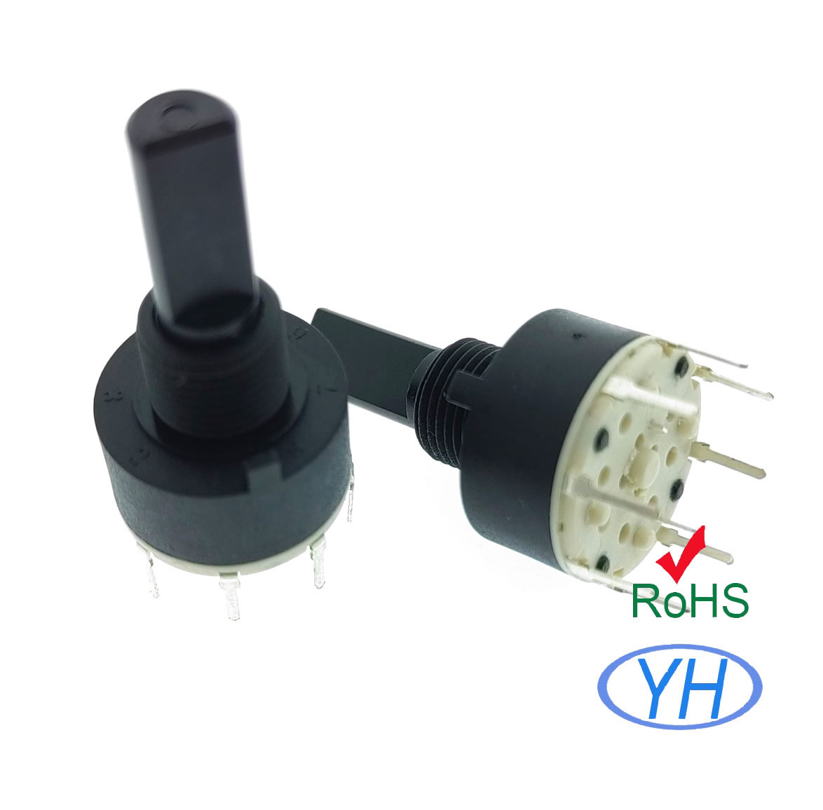16mm Rotary Switch 8position 1P8T