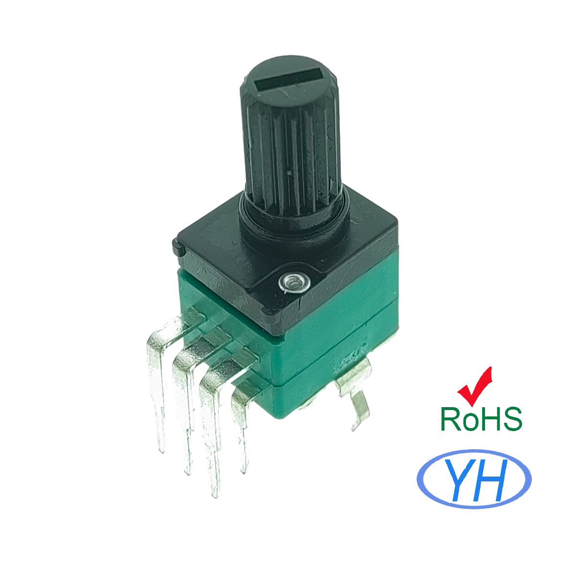 9mm 6 Pins dual Gang Stereo 10k 20k 50k 100k 1M ohm Potentiometer with plastic shaft