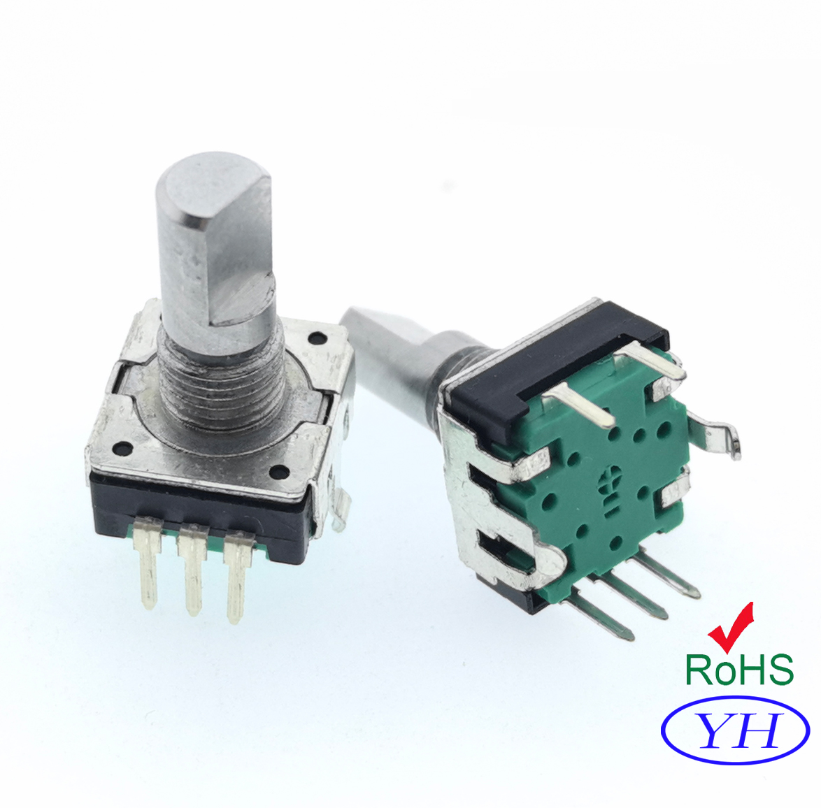 R126ECS PEC12 EC12 12mm Metal shaft ROtary Encoder