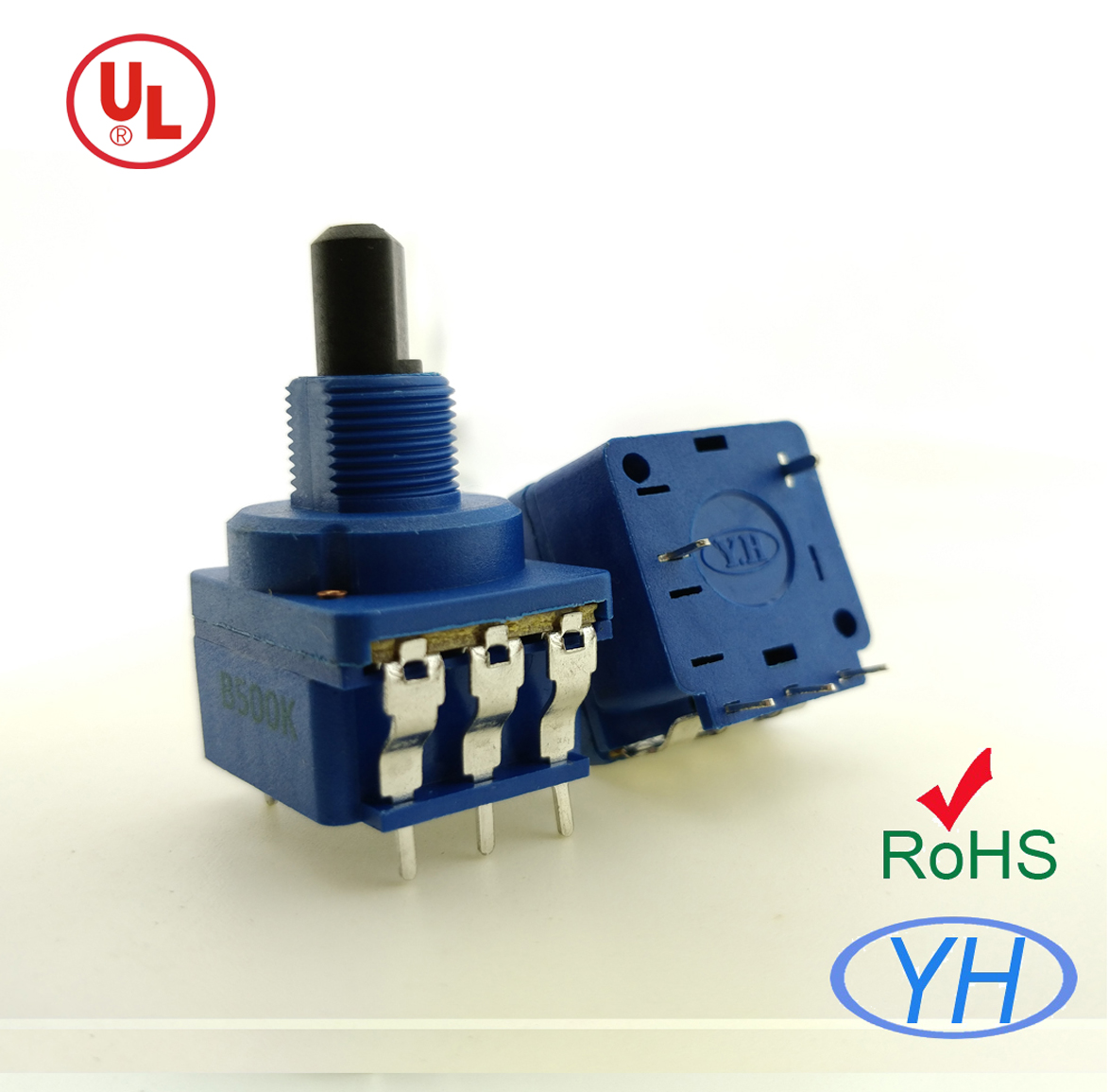 16mm 10K Ohm Single Linear Taper Dimmer Potentiometer switch 500k with on/Off Switch