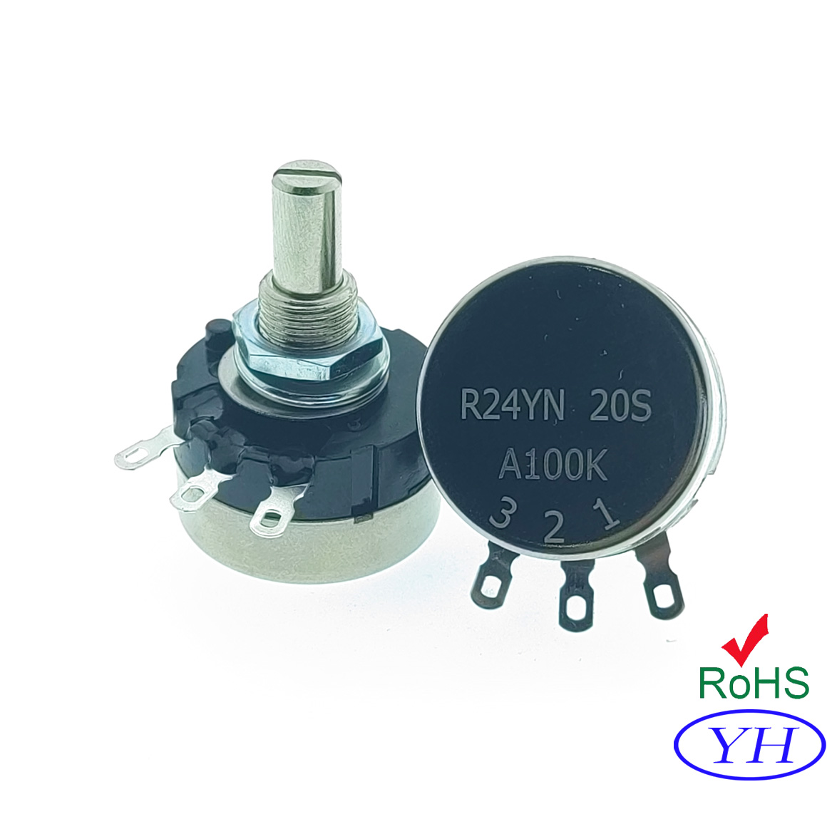 High Quality RV24YN 0.5W 24mm Rotary Potentiometer 500,000 Cycles Long Life potentiometer